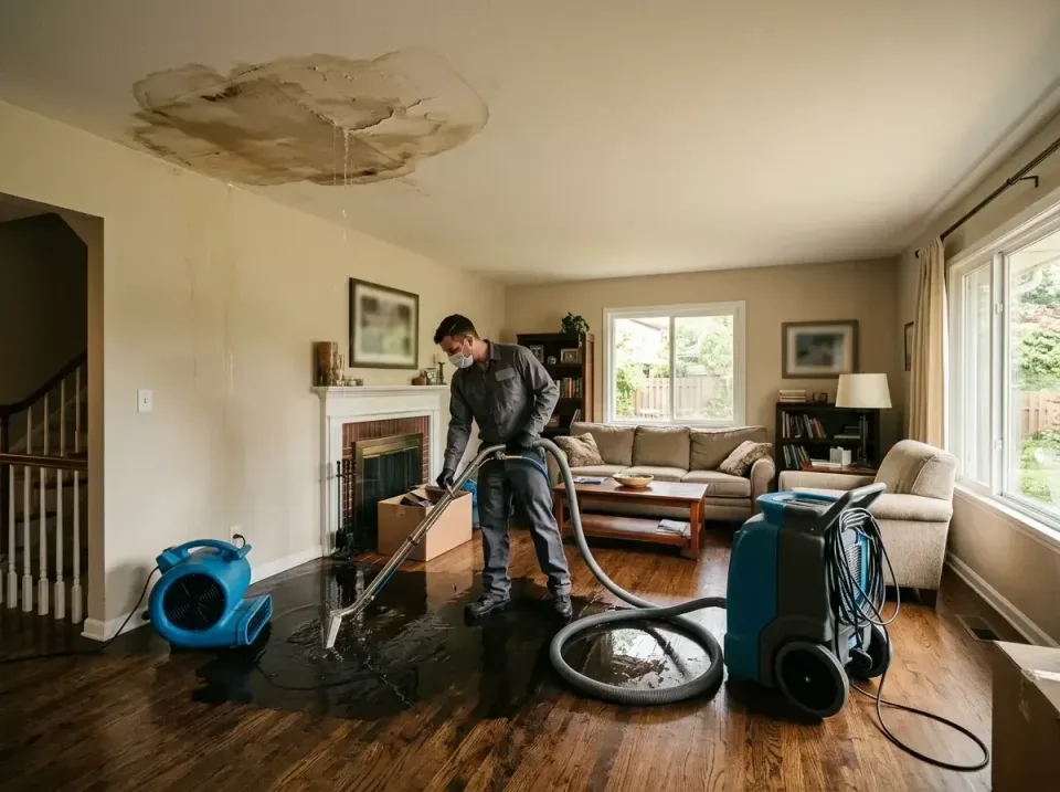 attic-pipe-burst-ceiling-drip-008 — frequently asked questions, Water Damage Restoration & Carpet Care in Aquia Harbour, VA